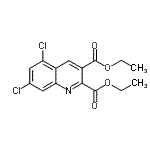CAS#: 948293-80-9， Diethyl 5,7-dichloro-2,3-quinolinedicarboxylate