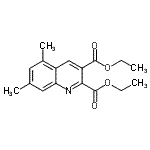 CAS#: 948293-92-3， Diethyl 5,7-dimethyl-2,3-quinolinedicarboxylate