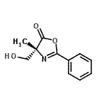 CAS#: 949142-27-2， (4R)-4-(Hydroxymethyl)-4-methyl-2-phenyl-1,3-oxazol-5(4H)-one
