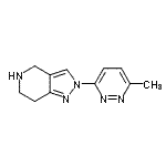 CAS#: 949962-95-2， 2-(6-Methyl-3-pyridazinyl)-4,5,6,7-tetrahydro-2H-pyrazolo[4,3-c]pyridine