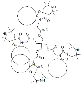 CAS#: 95008-91-6， 2,2,4,4-Tetramethyl-21-Oxo-7-Oxa-3,20-Diazadispiro[5.1.11.2]Heneicosane-20-Acetic Acid 2,2-Bis[[[(2,2,4,4-Tetramethyl-21-Oxo-7-Oxa-3,20-Diazadispiro[5.1.11.2]Heneicos-20-Yl)Acetyl]Oxy]Methyl]-1,3-Propanediylester