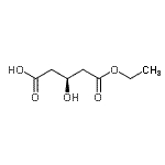 CAS#: 95310-87-5， (3S)-5-Ethoxy-3-hydroxy-5-oxopentanoic acid