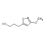 CAS#: 95406-76-1， 3-(3-Methoxy-1,2-oxazol-5-yl)-1-propanol