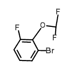 结构式 CAS# 954235-98-4, 1-溴-2-(二氟甲氧基)-3-氟苯