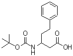 CAS#: 955314-80-4， 3-({[(2-Methyl-2-propanyl)oxy]carbonyl}amino)-5-phenylpentanoic acid