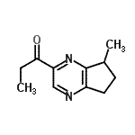 CAS#: 95576-07-1， 1-(7-Methyl-6,7-dihydro-5H-cyclopenta[b]pyrazin-2-yl)-1-propanone
