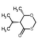 CAS#: 95679-64-4， (5R,6S)-5-Isopropyl-6-methyl-1,3-oxathian-4-one