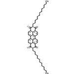 structure of CAS# 95689-92-2, 2,9-Ditridecylisoquinolino[4',5',6':6,5,10]anthra[2,1,9-def]isoquinoline-1,3,8,10(2H,9H)-tetrone;N,N′-Ditridecylperylene-3,4,9,10-tetracarboxylic diimide;N,N'-Ditridecylperylene-3,4,9,10-tetracarboxylic diimide;N,N'-DITRIDECYLPERYLENE-3,4,9,10-TETRACARBOXYLICDIIMIDE