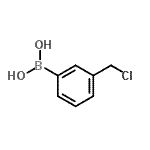 structure of CAS# 957035-15-3, [3-(Chloromethyl)phenyl]boronic acid;3-(Chloromethyl)benzeneboronic acid;3-(Chloromethyl)benzeneboronic acid 98%;3-Boronobenzyl chloride