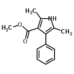 CAS#: 95838-55-4， Methyl 2,5-dimethyl-4-phenyl-1H-pyrrole-3-carboxylate
