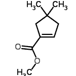CAS 登录号：95841-57-9， 甲基4,4-二甲基环戊烯-1-羧酸酯