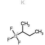结构式 CAS# 958449-00-8, 钾仲-丁基(三氟)硼酸酯(1-)