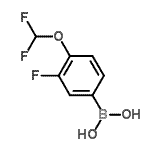 CAS#: 958451-69-9， [4-(Difluoromethoxy)-3-fluorophenyl]boronic acid