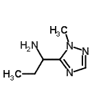 CAS#: 959239-47-5， 1-(1-Methyl-1H-1,2,4-triazol-5-yl)-1-propanamine