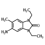 structure of CAS# 959240-87-0, 5-Amino-1,3-diethyl-6-methyl-1,3-dihydro-2H-benzimidazol-2-one;5-amino-1<wbr>,3-diethy<wbr>l-6-methy<wbr>l-1,3-dih<wbr>ydro-2H-b<wbr>enzimidaz<wbr>ol-2-one;6-amino-1,3-diethyl-5-methyl-3-hydrobenzimidazol-2-one;MFCD09864567