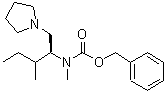 CAS#: 959574-91-5， Benzyl methyl[(2S)-3-methyl-1-(1-pyrrolidinyl)-2-pentanyl]carbamate
