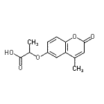CAS#: 96078-22-7， 2-[(4-Methyl-2-oxo-2H-chromen-6-yl)oxy]propanoic acid