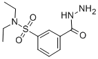 结构式 CAS# 96134-80-4, 3-[(二乙基氨基)磺酰基]-苯甲酰肼