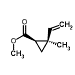 CAS#: 96358-59-7， Methyl (1R,2R)-2-methyl-2-vinylcyclopropanecarboxylate