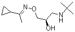 CAS#: 96479-87-7， [R-(E)]-1-Cyclopropyl-Ethanone O-[3-[(1,1-Dimethylethyl)Amino]-2-Hydroxypropyl]Oxime