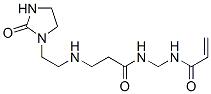 CAS 登录号：96591-13-8， N-[[[1-氧代-3-[[2-(2-氧代咪唑烷-1-基)乙基]氨基]丙基]氨基]甲基]丙烯酰胺