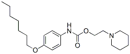 CAS#: 96593-21-4， 2-Piperidinoethyl-4-Heptyloxyphenylcarbamate
