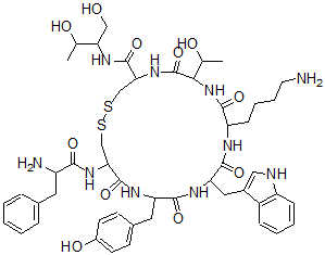 CAS#: 96608-80-9， Tyr-3-octreotide