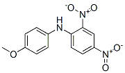 结构式 CAS# 967-35-1, N-(4-甲氧基苯基)-2,4-二硝基苯胺