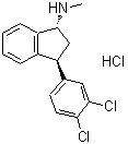 CAS#: 96850-13-4， (1R,3S)-3-(3,4-Dichlorophenyl)-N-methyl-1-indanamine hydrochloride (1:1)