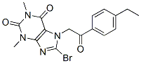 CAS#: 96885-28-8， 8-Bromo-7-[2-(4-Ethylphenyl)-2-Oxo-Ethyl]-1,3-Dimethyl-Purine-2,6-Dione