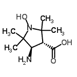 CAS#: 96938-41-9， (3R,4R)-4-Amino-1-hydroxy-2,2,5,5-tetramethyl-3-pyrrolidinecarboxylic acid