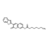 CAS#: 97004-80-3， 3-(1,3-Benzoxazol-2-yl)-2-oxo-2H-chromen-7-yl octanoate