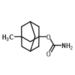 CAS#: 97042-03-0， 3-Methyladamantan-1-yl carbamate