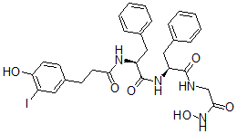CAS#: 97207-36-8， 3-Iododesaminotyrosyl-Phenylalanyl-Phenylalanyl-Glycine Hydroxamic Acid
