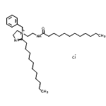 CAS#: 97337-76-3， N-[2-(1-benzyl-2-undecyl-4,5-dihydroimidazol-1-ium-1-yl)ethyl]dodecanamide chloride