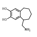CAS#: 97352-38-0， 5-(Aminomethyl)-6,7,8,9-tetrahydro-5H-benzo[7]annulene-2,3-diol