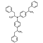 CAS#: 97375-17-2， N,4-bis(1-methyl-2-phenyl-ethyl)-N-[4-(1-methyl-2-phenyl-ethyl)phenyl]aniline