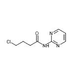 structure of CAS# 97399-46-7, 4-Chloro-N-(2-pyrimidinyl)butanamide;4-Chloro-3-methylbenzotrifluoride;4-Chloro-N-(2-pyrimidinyl)butanamide;4-chloro-N-(pyrimidin-2-yl)butanamide