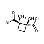 CAS#: 97424-87-8， (1R,2R)-1,2-Dimethyl-1,2-cyclobutanedicarbonyl dichloride