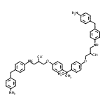 CAS#: 97552-63-1， 1-[[4-[(4-aminophenyl)methyl]phenyl]amino]-3-[4-[1-[4-[3-[[4-[(4-aminophenyl)methyl]phenyl]amino]-2-hydroxy-propoxy]phenyl]-1-methyl-ethyl]phenoxy]propan-2-ol