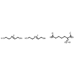 CAS#: 97552-83-5， bis(2-hydroxyethyl)ammonium, 2-nitroheptanedioate