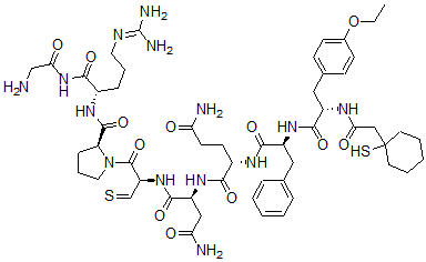 CAS#: 97747-93-8， Argipressin,(1-Mercaptocyclohexaneacetic Acid)(1)-O-Ethyl-Tyr(2)-
