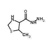 CAS#: 98137-77-0， 5-Methyl-1,3-thiazolidine-4-carbohydrazide