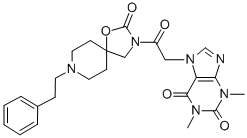 CAS#: 98204-48-9， 1,3-Dimethyl-7-[2-Oxo-2-(2-Oxo-8-Phenethyl-1-Oxa-3,8-Diazaspiro[4.5]Dec-3-Yl)Ethyl]Purine-2,6-Dione