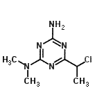 CAS#: 98336-32-4， 6-(1-Chloroethyl)-N,N-dimethyl-1,3,5-triazine-2,4-diamine
