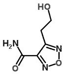 CAS#: 98384-45-3， 4-(2-Hydroxyethyl)-1,2,5-oxadiazole-3-carboxamide