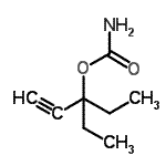 CAS#: 98426-08-5， 3-Ethyl-1-pentyn-3-yl carbamate
