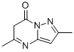结构式 CAS# 98488-10-9, 2,5-二甲基-吡唑并[1,5-a]嘧啶-7(4H)-酮