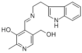 CAS#: 98497-88-2， N-((3-Hydroxy-5-Hydroxymethyl-2-Methyl)-4-Pyridylmethylidene)Tryptamin E