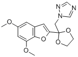 CAS#: 98532-69-5， 1-((2-(5,7-Dimethoxy-2-Benzofuranyl)-1,3-Dioxolan-2-Yl)Methyl)-1H-1,2,4-Triazole